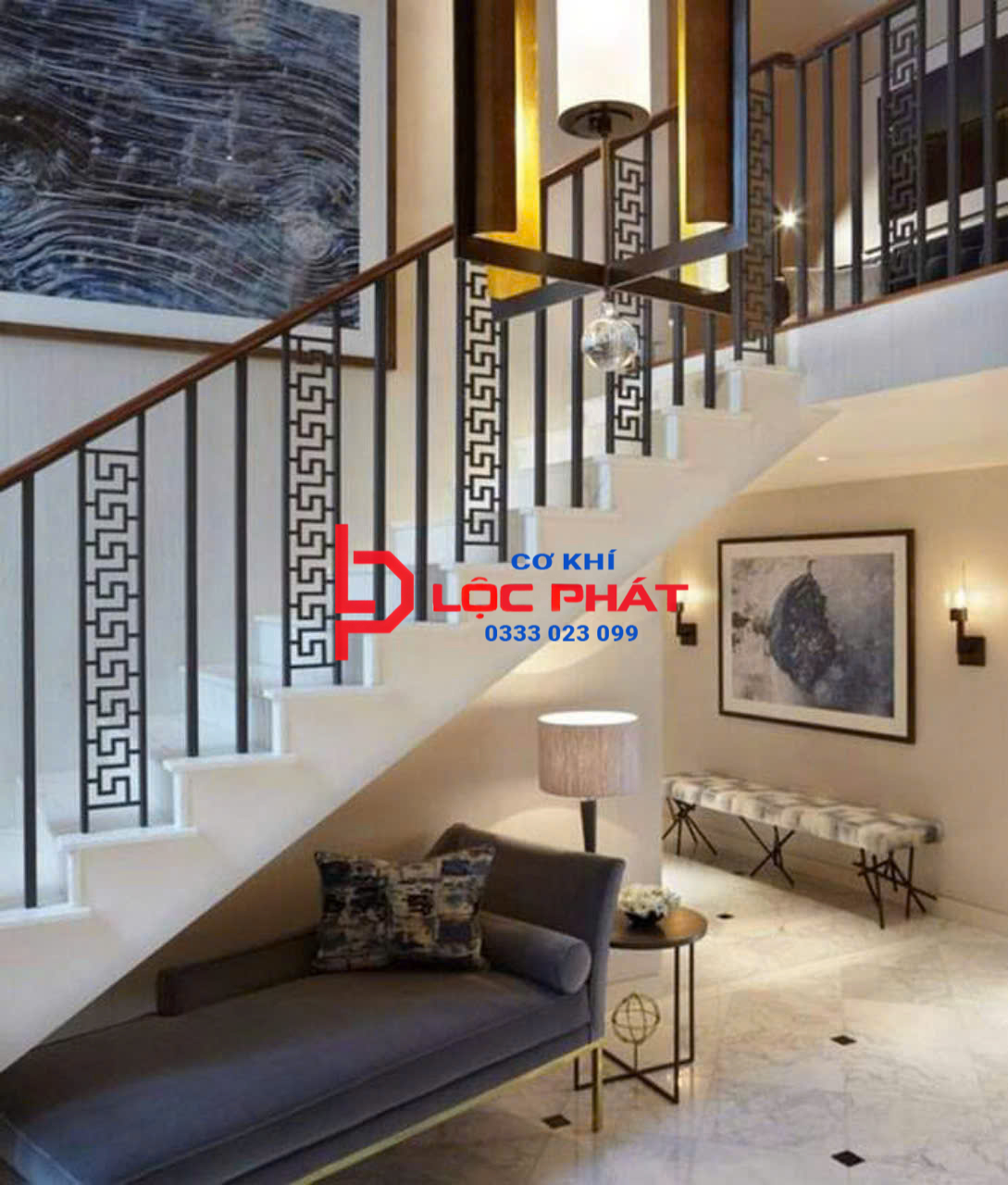 Lan can cầu thang tại Bình Thạnh giá rẻ chuyên nghiệp