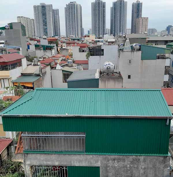 Thi công mái tôn chống nóng tại Tân Uyên