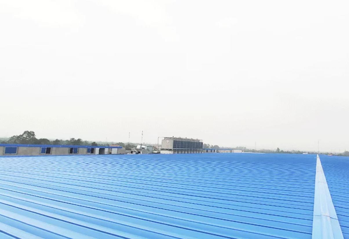 Thi công mái tôn chống nóng tại Vĩnh Cữu Đồng Nai