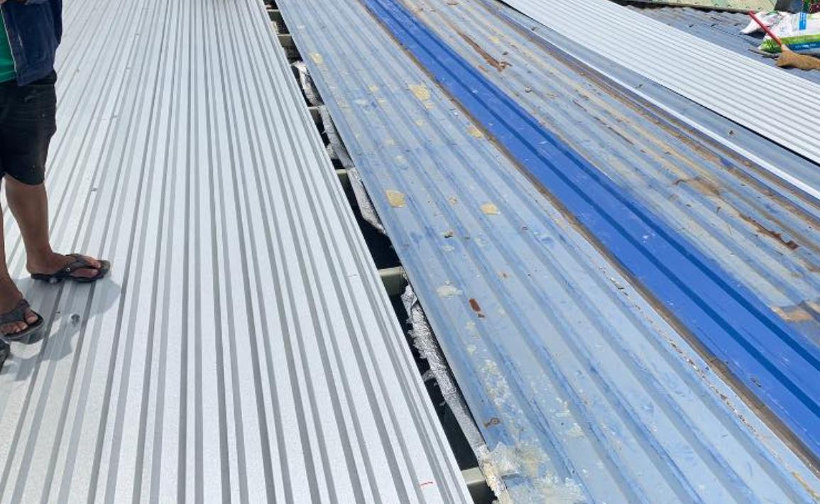 Thi công mái tôn trọn gói tại Dầu Tiếng