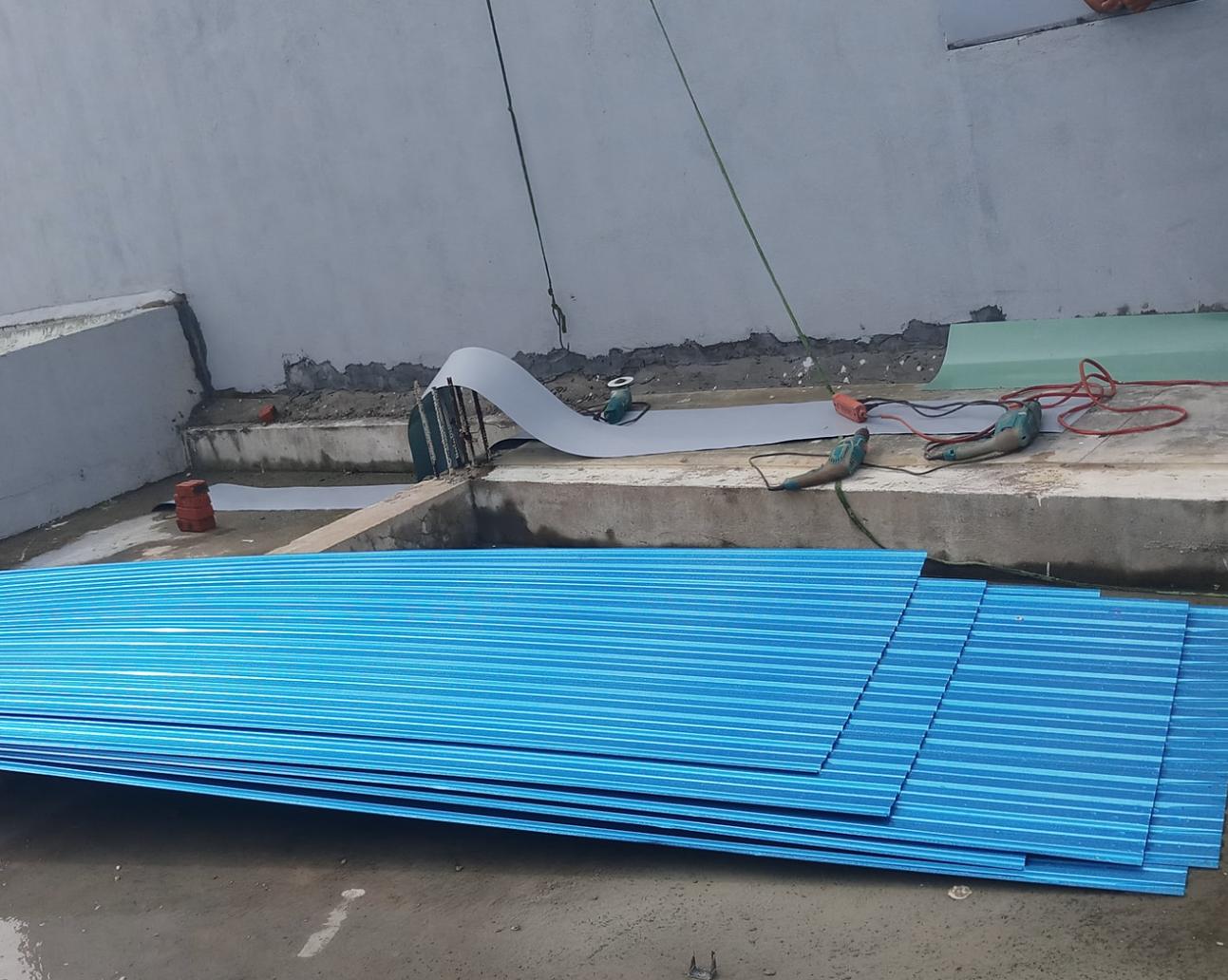 Thi công mái tôn trọn gói tại Hố Nai
