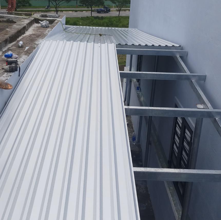 Thi công mái tôn trọn gói tại Phú Giáo
