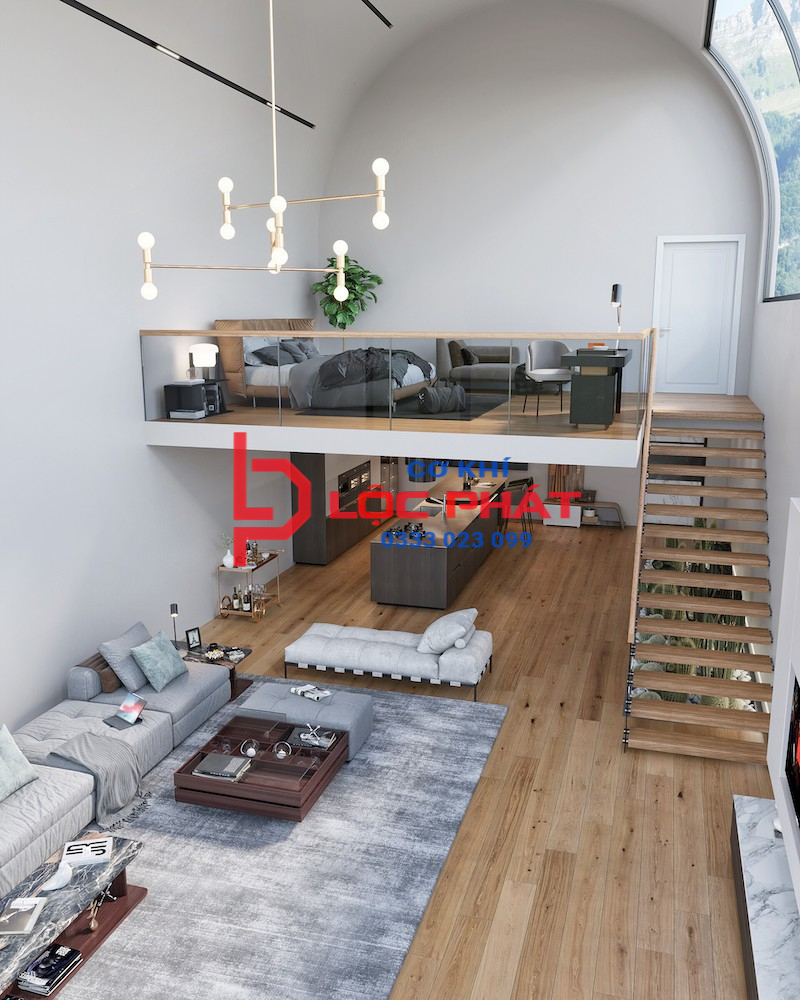 Bảng giá làm sàn gác lửng tại Trang Bom