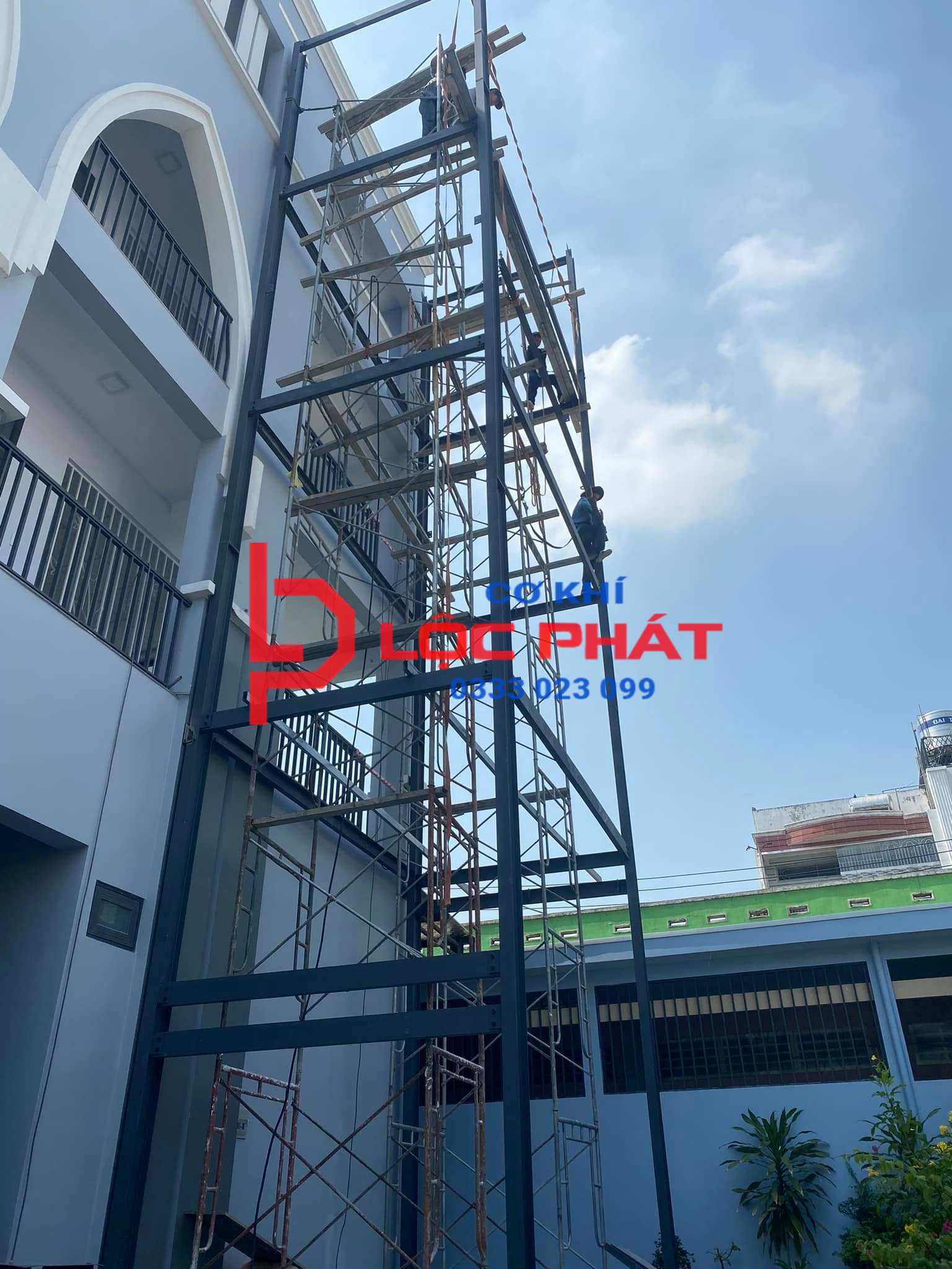 Báo giá cầu thang thoát hiểm tại Củ Chi