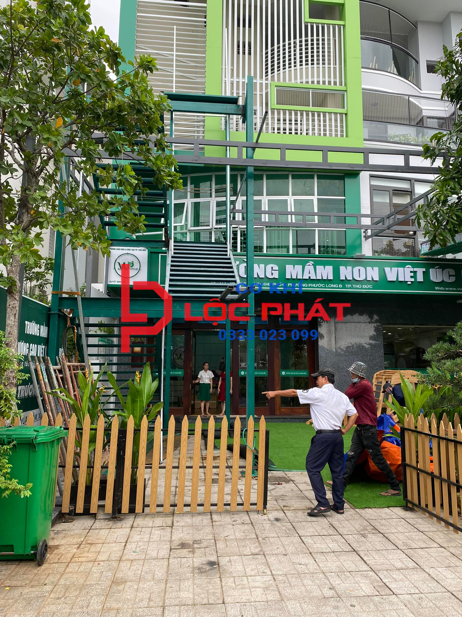 Báo giá cầu thang thoát hiểm tại Củ Chi