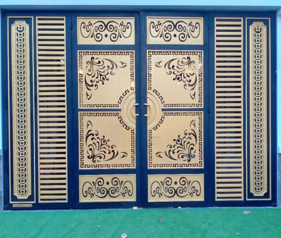 Làm cửa cổng sắt CNC giá rẻ tại Xã Phú Giáo
