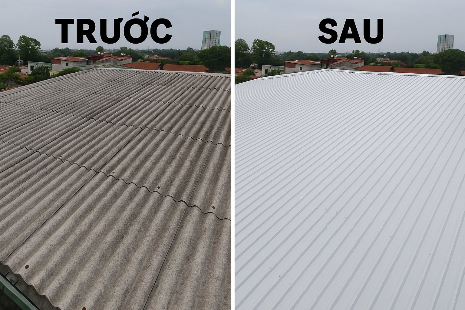 Thợ làm mái tôn giá rẻ uy tín tại Đồng Phú