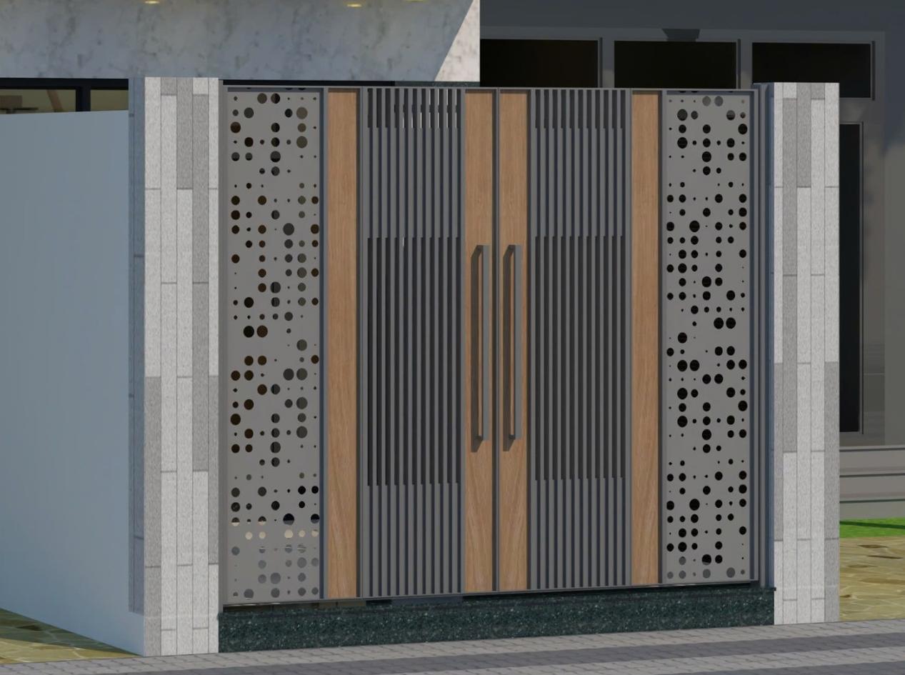 Thợ thi công cửa cổng sắt CNC tại Hiệp Thành