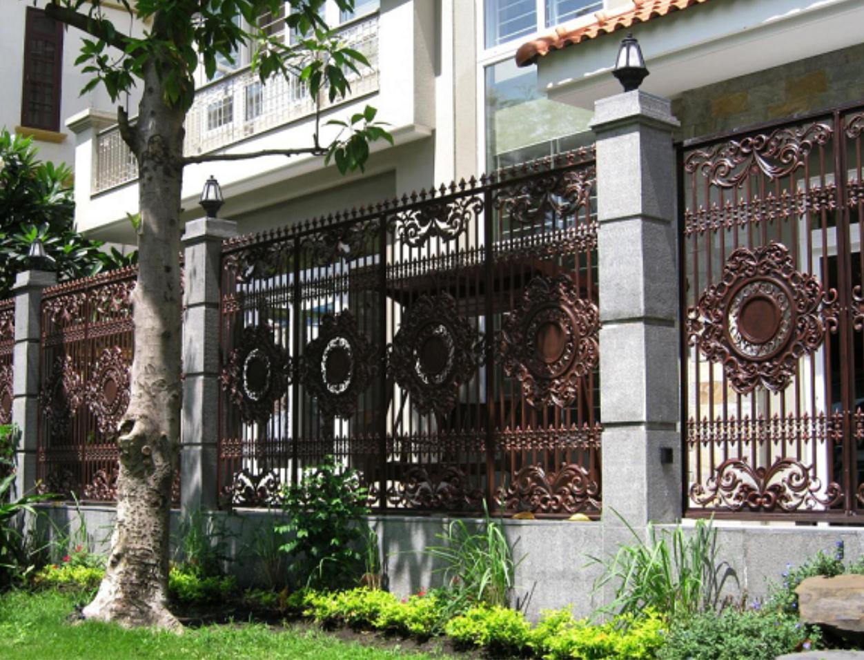 Thi công hàng rào sắt giá rẻ tại Phường Hố Nai