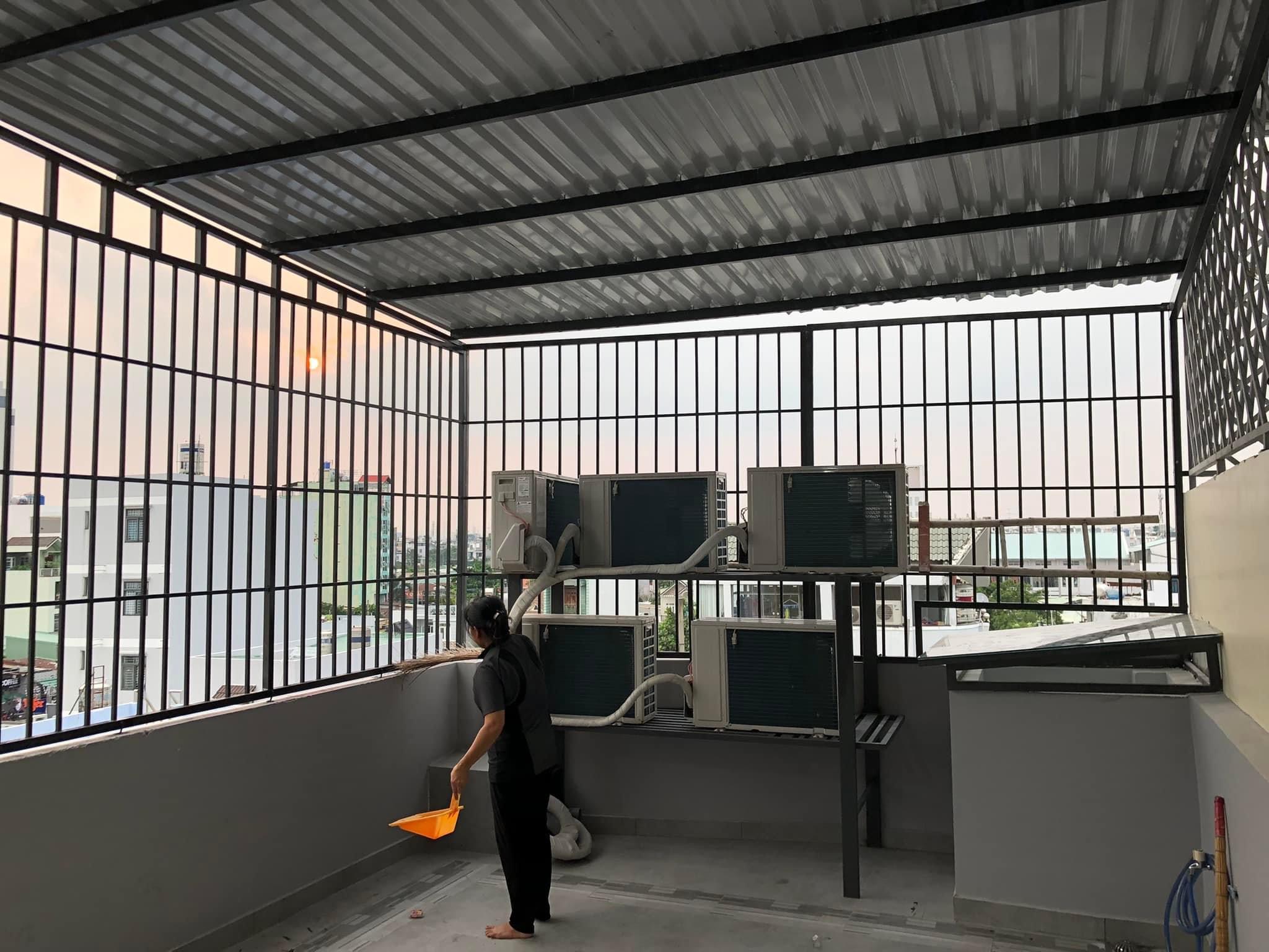 Thi công khung bảo vệ sân thượng tại Phường Tân Đông Hiệp TP HCM