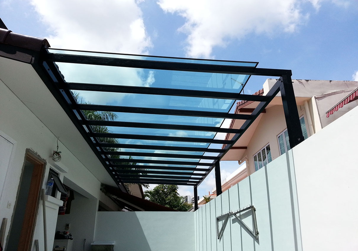 Thi công mái poly tại Phường Long Bình