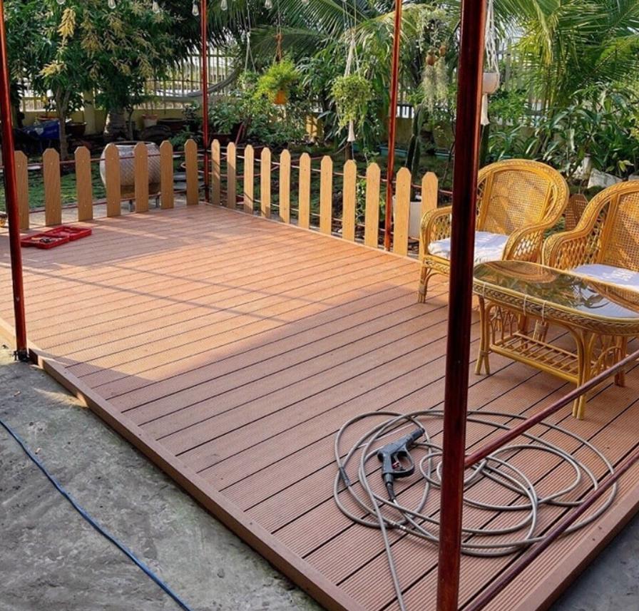 Thi công sàn nhựa composite ngoài trời tại Thủ Dầu Một