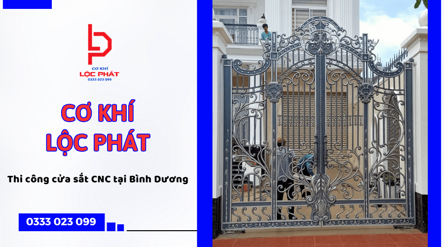 thi công cửa sắt CNC