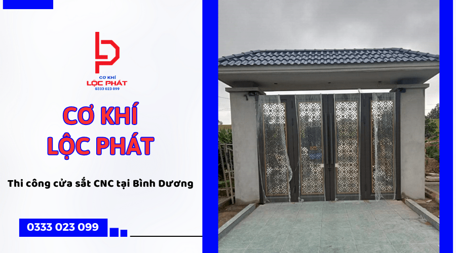 thi công cửa sắt CNC