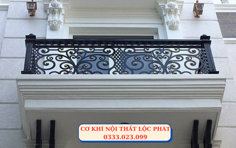 Gia công lan can sắt đẹp, giá rẻ tại TPHCM