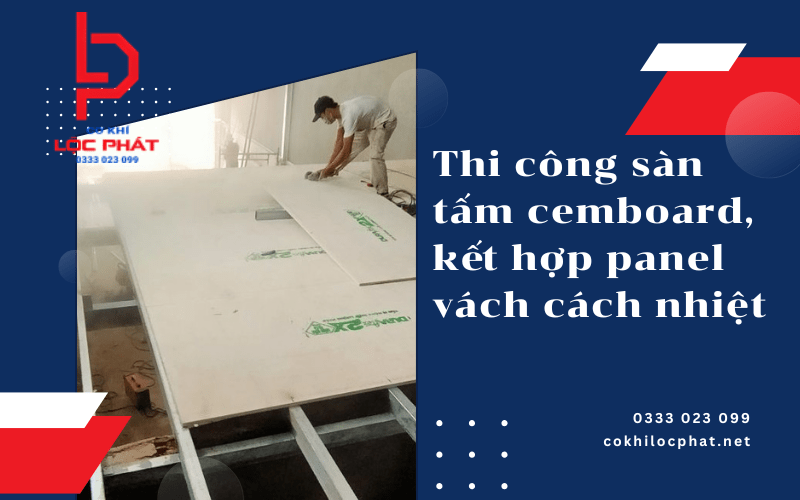 Dịch vụ thi công sàn tấm cemboard 