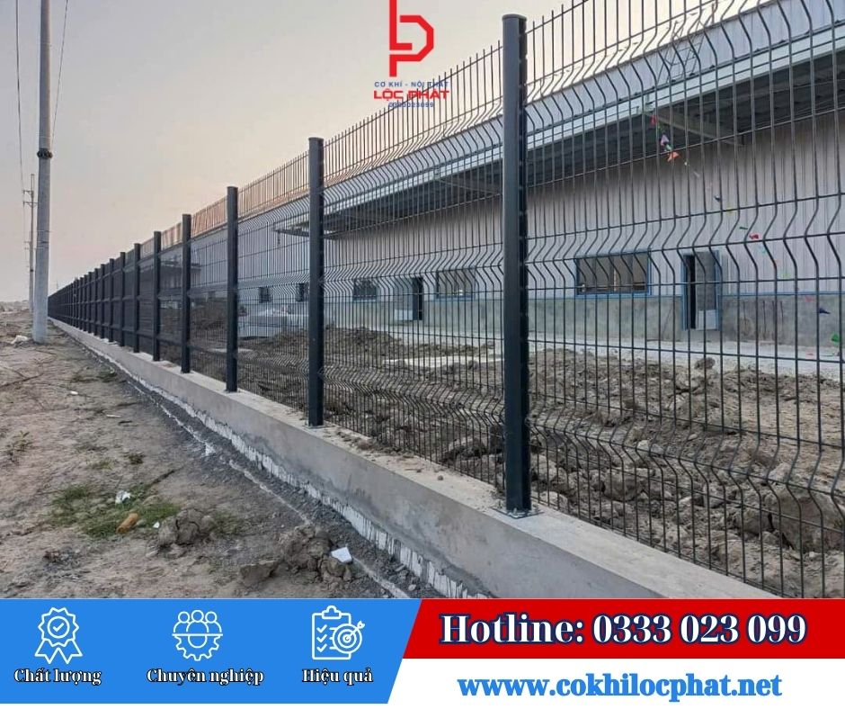 Thi Công Hàng Rào Lưới Tại Dầu Tiếng Bình Dương