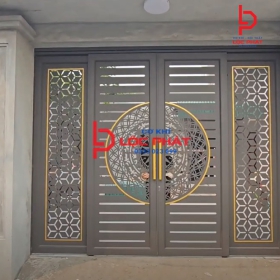 Làm cửa sắt trượt quay tại Bình Dương