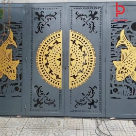 Làm cửa cổng sắt CNC tại phường Chánh Phú Hòa