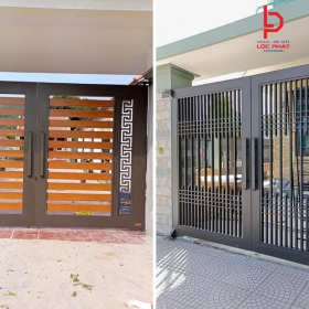 Làm cửa cổng sắt giá rẻ tại Phường Phú Lợi
