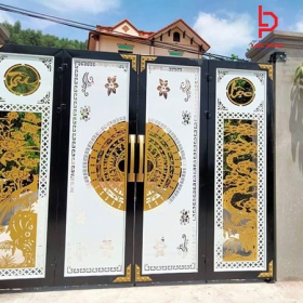 Đơn vị thi công cửa cổng sắt CNC tại Phú Tân