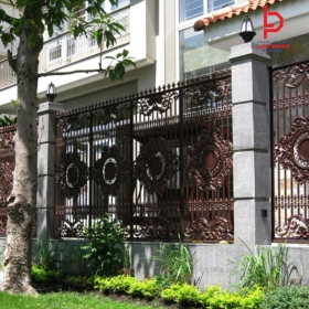 Thi công hàng rào sắt giá rẻ tại Phường Hố Nai