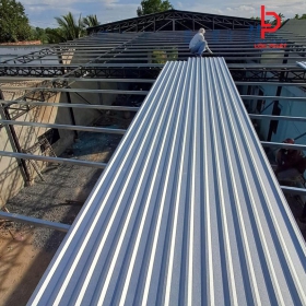 Thi công mái tôn đẹp tại phường An Phú