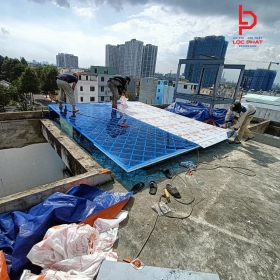 Thợ làm mái che poly tại Quận 8