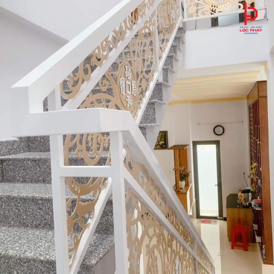 Cầu thang sắt mỹ thuật