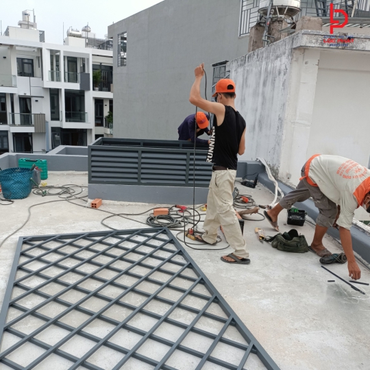 THI CÔNG KHUNG BẢO VỆ, CHUỒNG CỌP