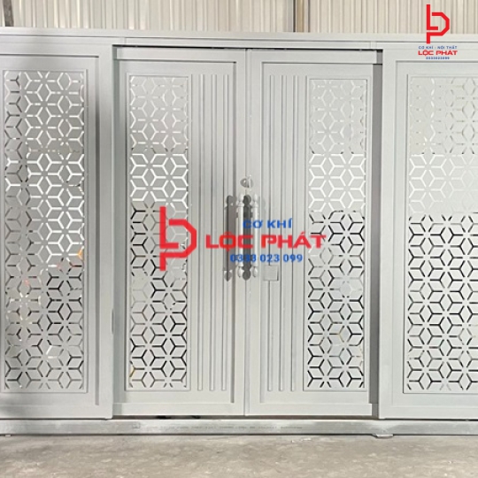 Địa chỉ lắp đặt cửa sắt trượt quay tại Hố Nai