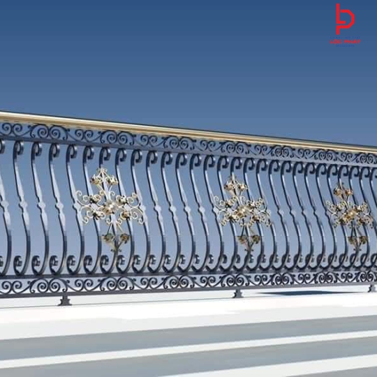Lan can sắt CNC  mỹ thuật