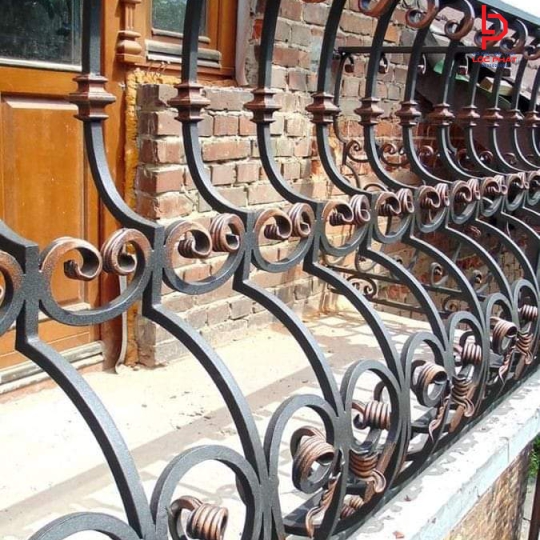 Lan can sắt CNC  mỹ thuật