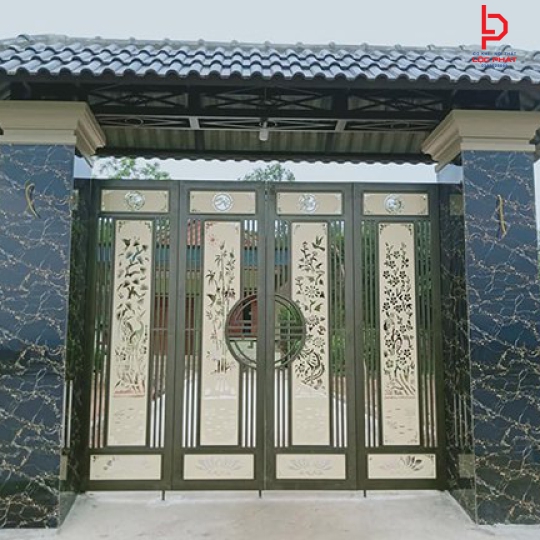 Mẫu Cửa Sắt 4 Cánh Đẹp Nhất 2022