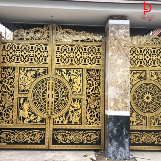 Làm cửa cổng sắt CNC tại Phường Bến Cát