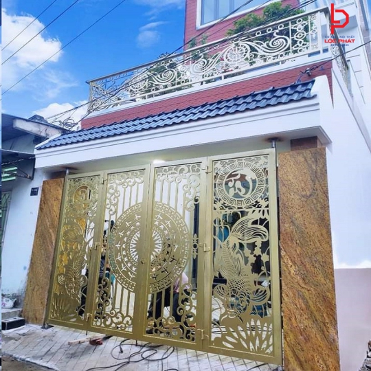 Làm cửa cổng sắt CNC tại Phường Tân Đông Hiệp TP HCM