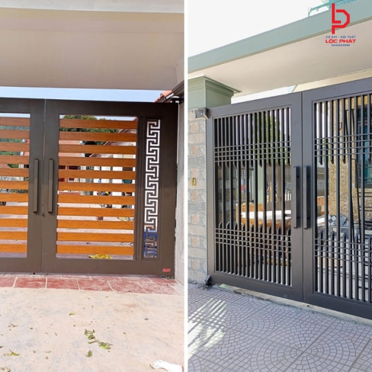 Làm cửa cổng sắt giá rẻ tại Phường Phú Lợi