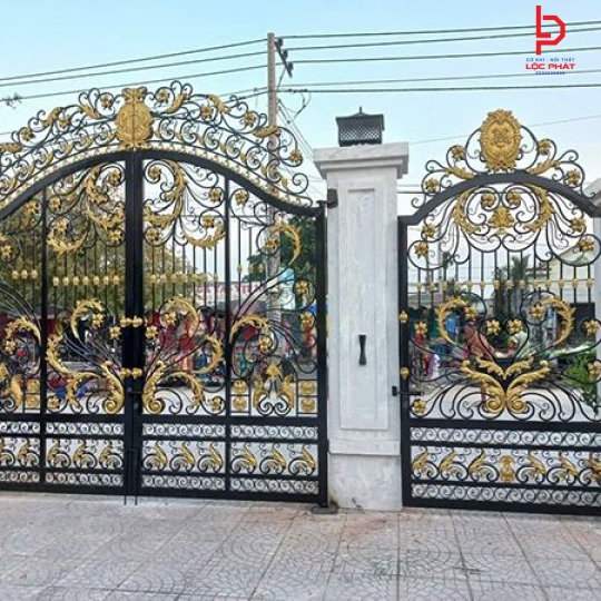 Làm cửa cổng sắt mỹ thuật tại Phường Lái Thiêu