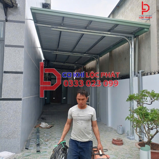 Làm mái tôn tại Dĩ An