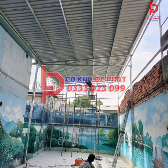 Làm mái tôn tại Dĩ An