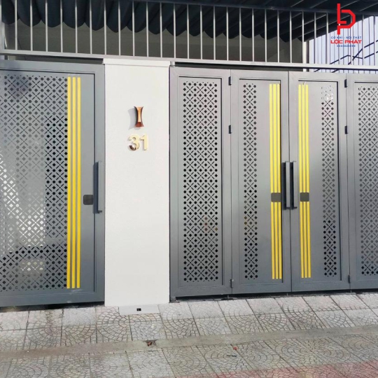 Thi công cửa cổng sắt CNC giá rẻ tại Phường Thủ Dầu Một