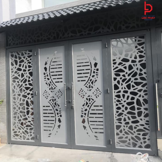 Thi công của cổng Sắt CNC tại Phường Thới An