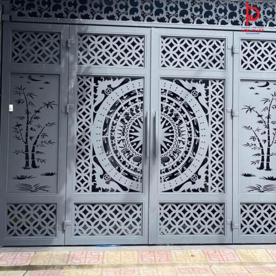 Thi công cửa cổng sắt CNC tại Xã Dầu Tiếng