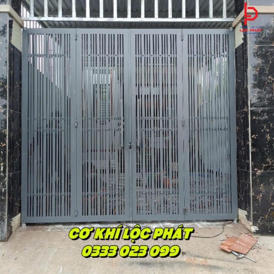 Thi công cửa cổng sắt giá rẻ tại Phường Thới Hóa