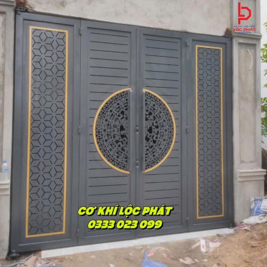 Thi công cửa cổng sắt giá rẻ tại Phường Thới Hóa