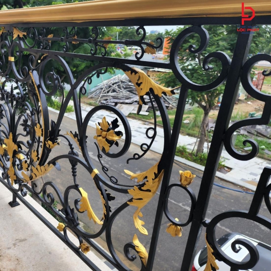Thi công lan can sắt mỹ nghệ tại Phú Giáo