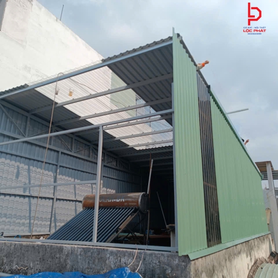 Thi công mái tôn giá rẻ tại Phường Tân Khánh TP HCM