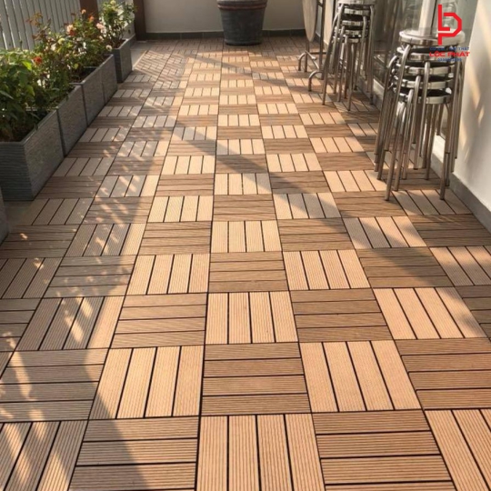 Thi công sàn nhựa composite ngoài trời tại Thủ Dầu Một