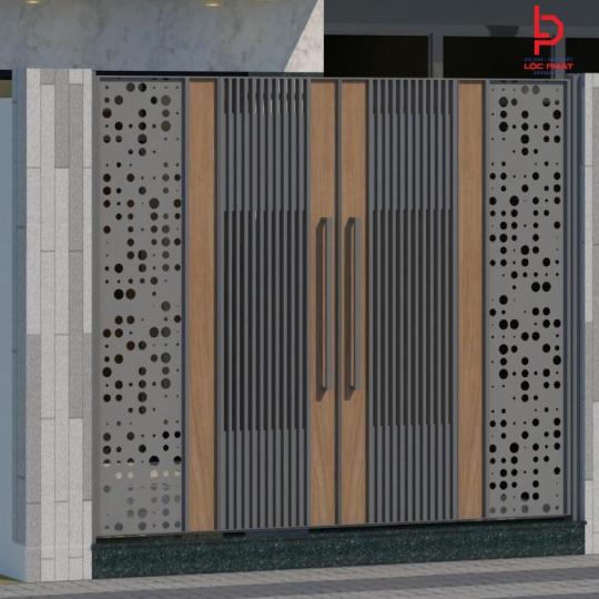 Thợ thi công cửa cổng sắt CNC tại Hiệp Thành