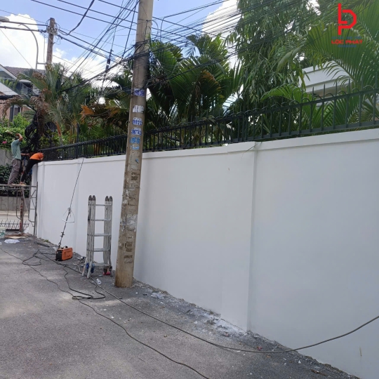 Thi công hàng rào chông sắt tại Củ Chi - TP HCM